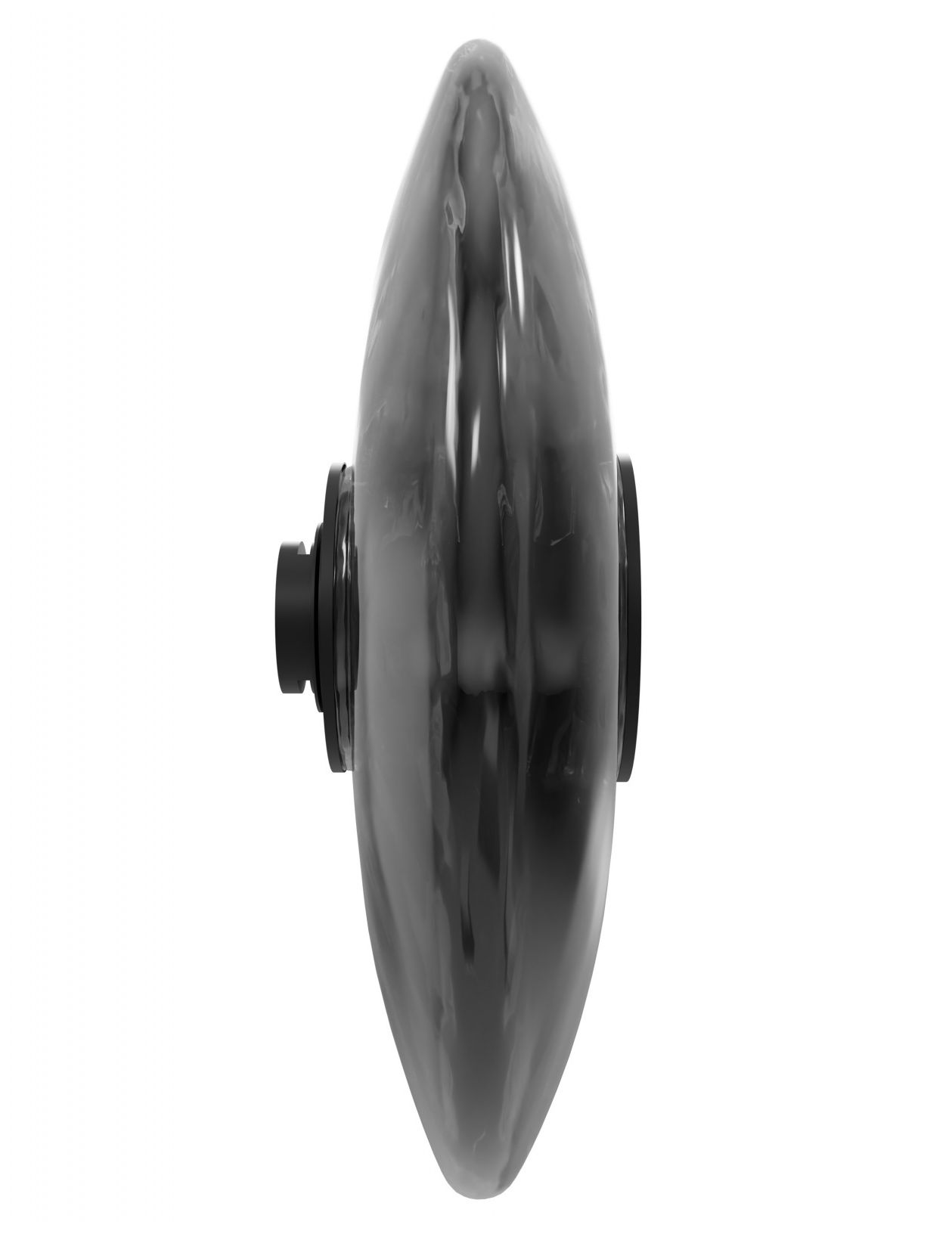 Image 3 Fremont Disc Shape 1-Light in Black/Smoked Glass more views
