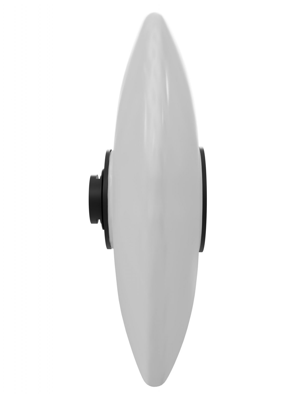 Image 2 Fremont Disc Shape 1-Light in Black/White Glass more views
