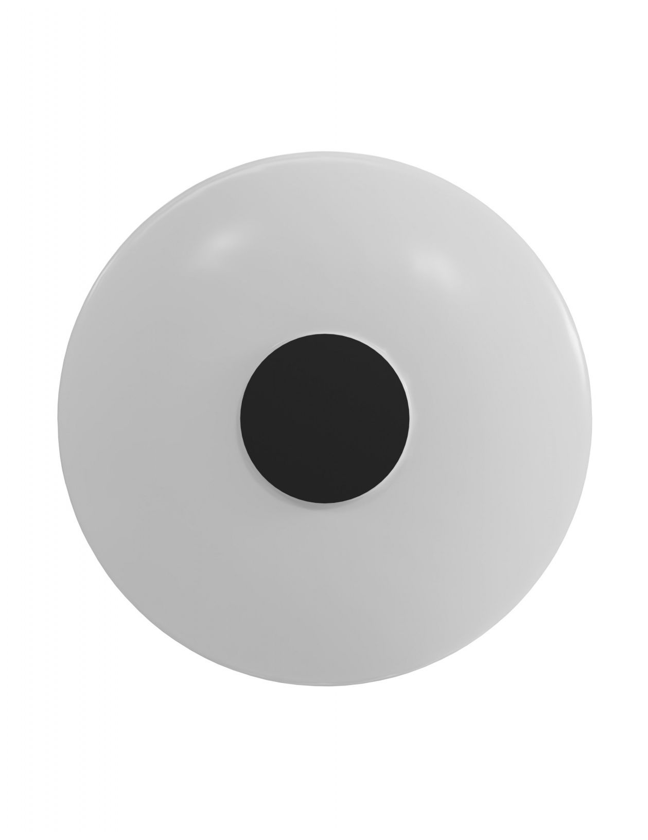 Image 3 Fremont Disc Shape 1-Light in Black/White Glass more views