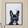 1_French Bulldog 24"x18" Printed Glass Framed Wall Art