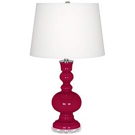 Image2 of French Burgundy Apothecary Table Lamp
