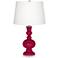 French Burgundy Apothecary Table Lamp