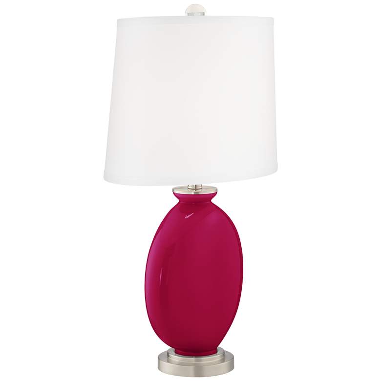 Image 3 French Burgundy Carrie Table Lamp Set of 2 with Dimmers more views