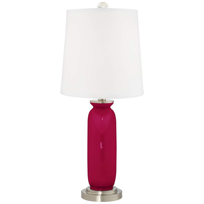 Image 4 French Burgundy Carrie Table Lamp Set of 2 with Dimmers more views