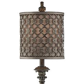 Image3 of French Candlestick 34" High Buffet Table Lamp with USB Cord Dimmer more views