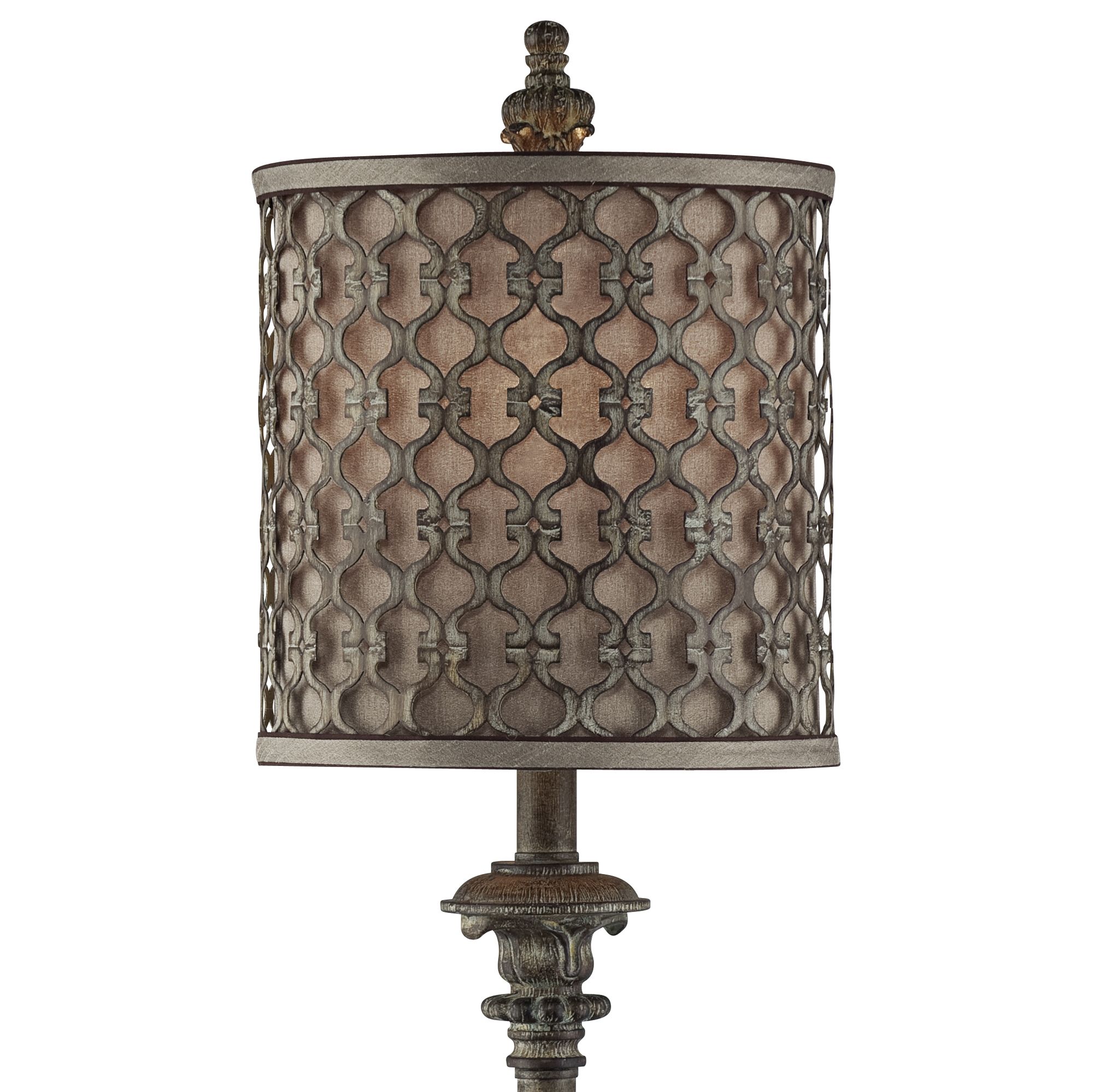 Thumbnail3 of French Candlestick 34"High Vichelis Table Lamp with USB Cord Dimmer more views