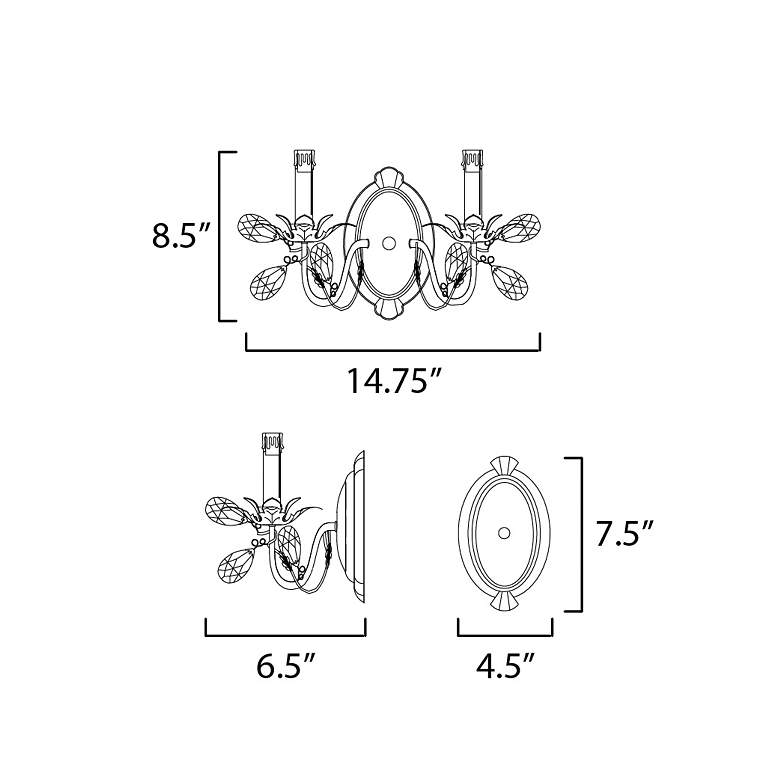 Image 6 French Classic 12" Wide Wall Sconce more views