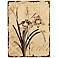 French Floral Vente 15 3/4" High Contemporary Wall Art