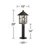 French Garden 29" High Bronze Path Light w/ Low Voltage Bulb