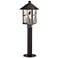 French Garden 33" Bronze Path Light with Low Voltage Bulb