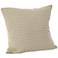 French Knot 20" Square Natural Cotton Accent Pillow