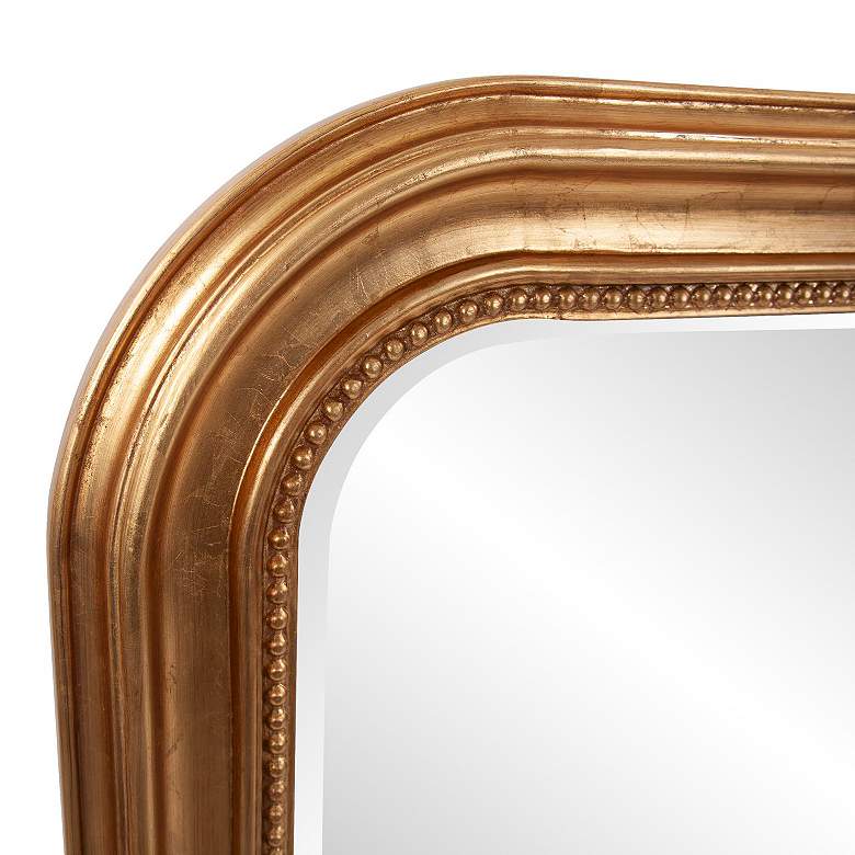 Image 7 French Philippe Gold Leaf 30" x 42" Vanity Wall Mirror more views