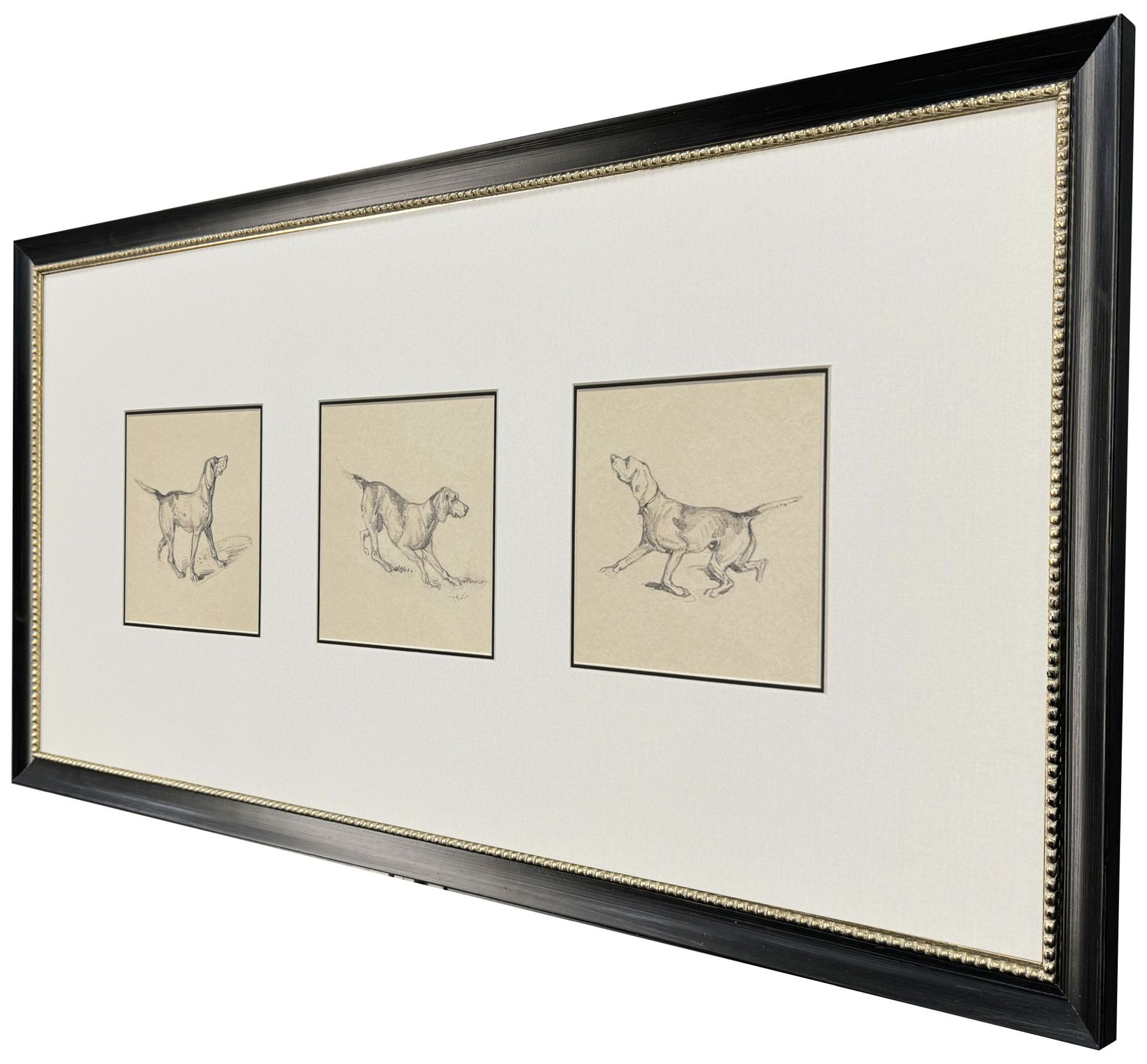 Image 2 French Pointer Series 34"W x 17"H Framed Art more views