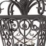 5_French Quarter Marcado Black Four Light Hanging Lantern more views