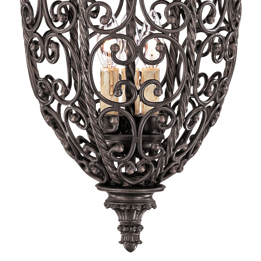 french scroll foyer chandelier