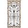 French Windows 51" High Wood and Metal Wall Art