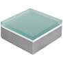 Fresco 4"x4" Square White 3000K LED Brick Light w/ Tempered Glass