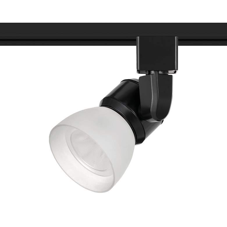 Image 1 Fresco Black/Frosted White LED Track Head for Halo Systems