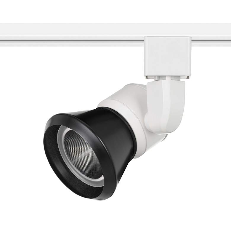 Image 1 Fresco White and Black Cone LED Track Head for Halo Systems