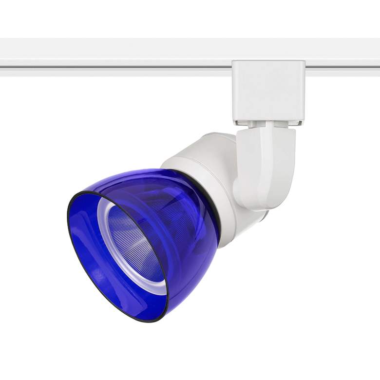 Image 1 Fresco White and Clear Blue LED Track Head for Halo Systems