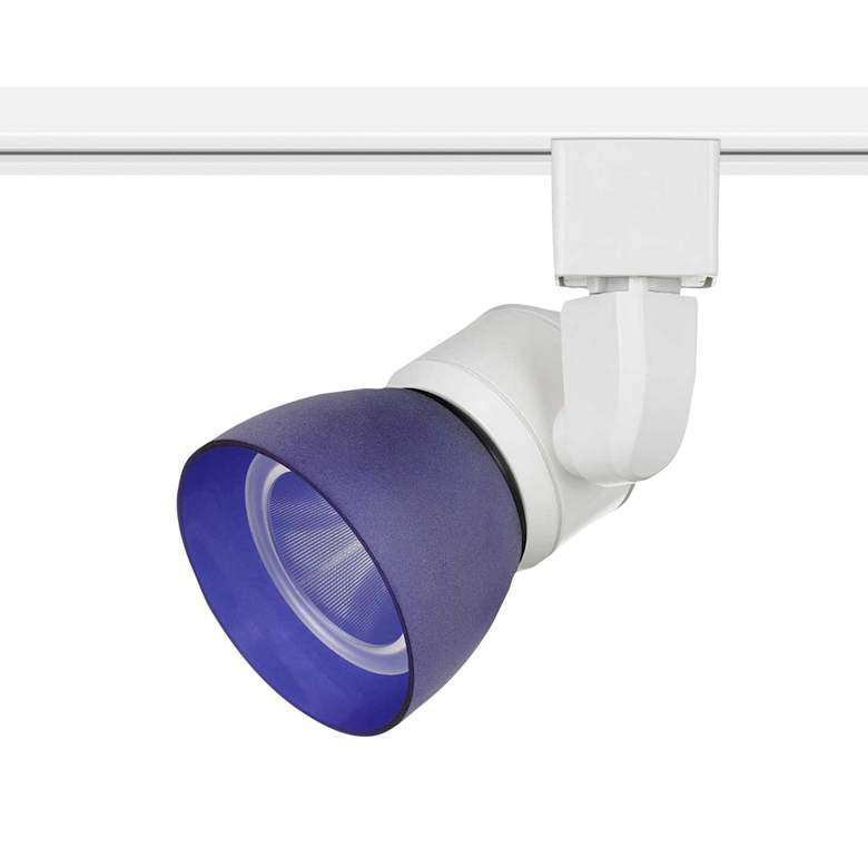 Image 1 Fresco White/Frosted Blue LED Track Head for Halo Systems