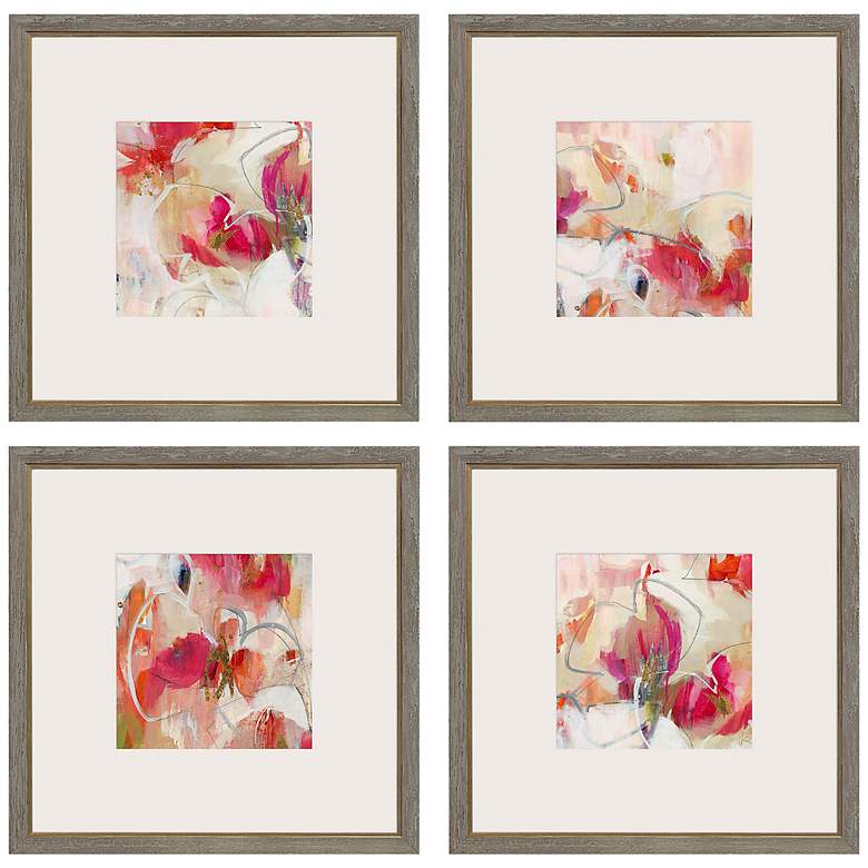 Image 2 Fresh 21" Square 4-Piece Giclee Framed Wall Art Set