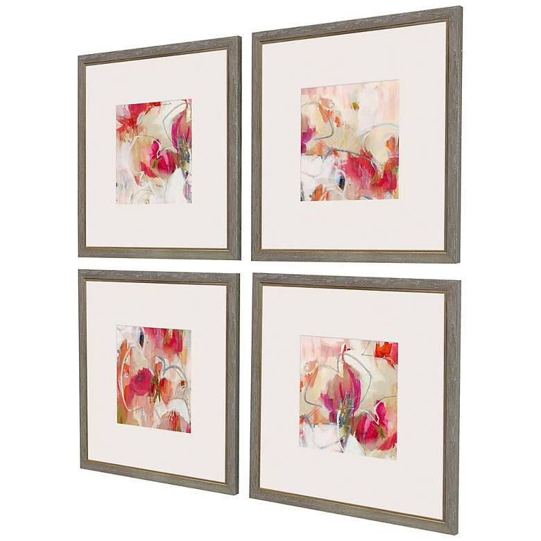 Image 4 Fresh 21" Square 4-Piece Giclee Framed Wall Art Set more views