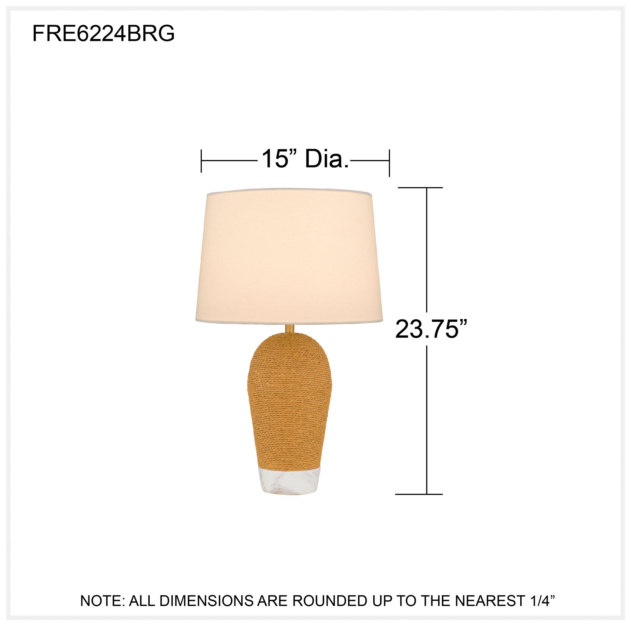 Freya 1-Light Brushed Gold Table Lamp