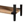 Freya 31 1/2" Wide Black Wood Rectangular 1-Drawer Console Table