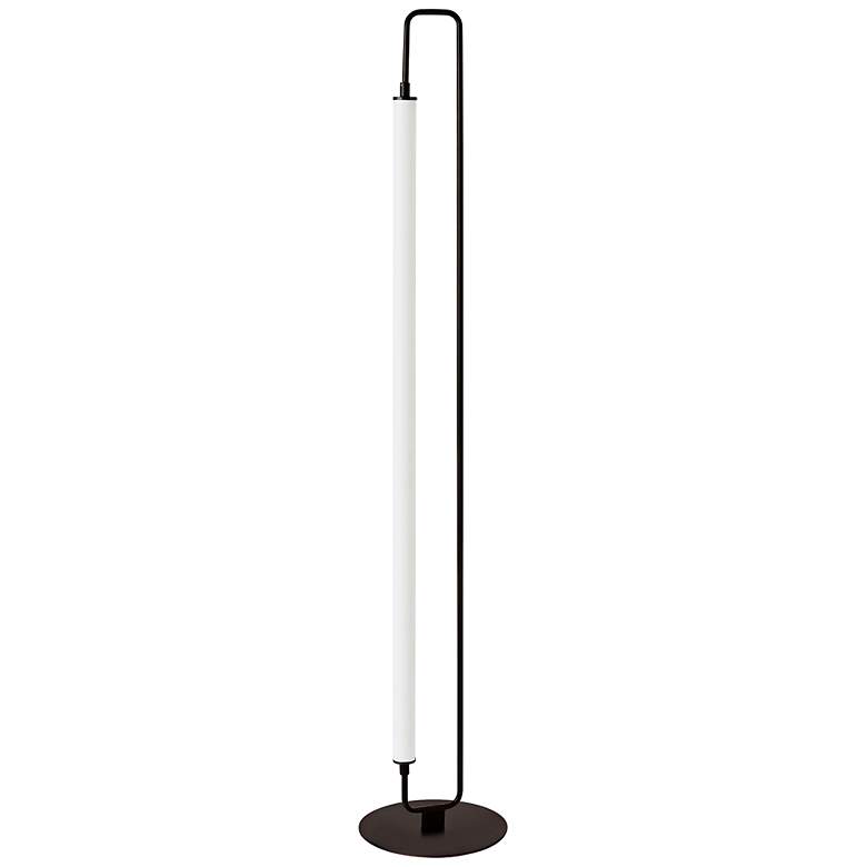 Image 2 Freya Matte Black LED Floor Lamp