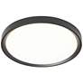 2_Frida 15.75" Wide Sandy Black 30W Flush Mount