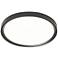 Frida 15.75" Wide Sandy Black 30W Flush Mount