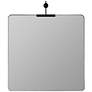 2_Frida Shiny Black 48" x 40" Oversized Wall Mirror