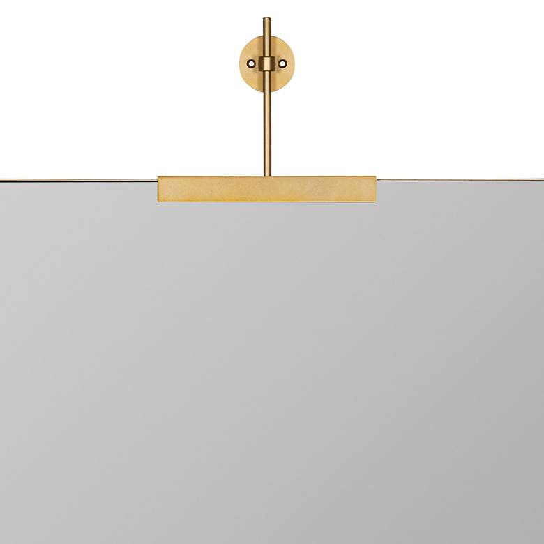 Image 3 Frida Shiny Gold 48" x 40" Oversized Rectangle Wall Mirror more views