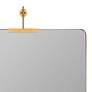 4_Frida Shiny Gold 48" x 40" Oversized Rectangle Wall Mirror more views