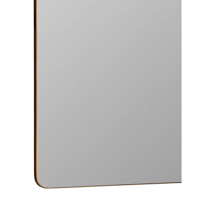 Image 6 Frida Shiny Gold 48" x 40" Oversized Rectangle Wall Mirror more views