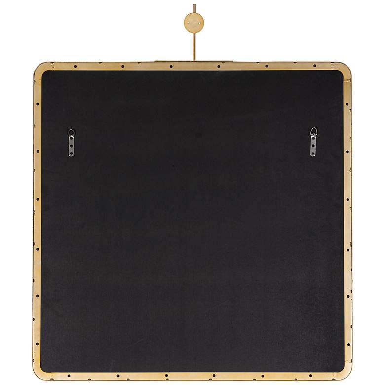 Image 7 Frida Shiny Gold 48" x 40" Oversized Rectangle Wall Mirror more views