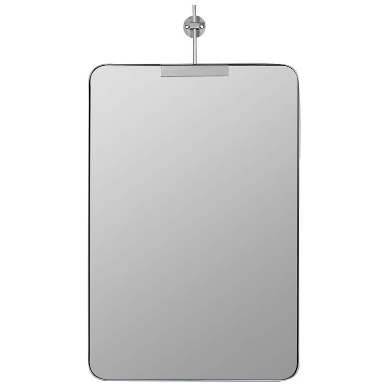 Image 1 Frida Silver Wall Mirror, 42 x 24, Metal