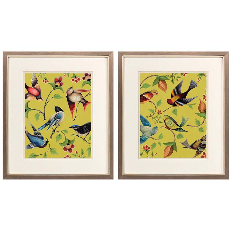 Image 1 Friends Meeting 17"W x 20"H Framed Wall Art Set of 2