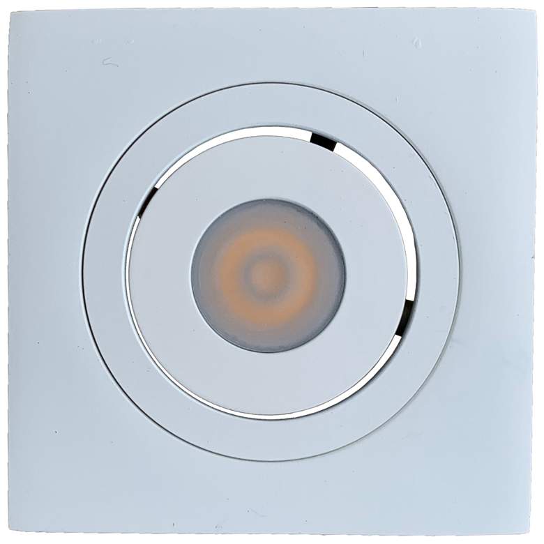 Image 1 Frisco 2.31" Wide White LED Recessed Puck/Cabinet Light