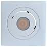 Frisco 2.31" Wide White LED Recessed Puck/Cabinet Light
