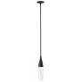 Fritz 3.3" Wide Oil Rubbed Bronze Mini-Pendant With Clear Glass Shade