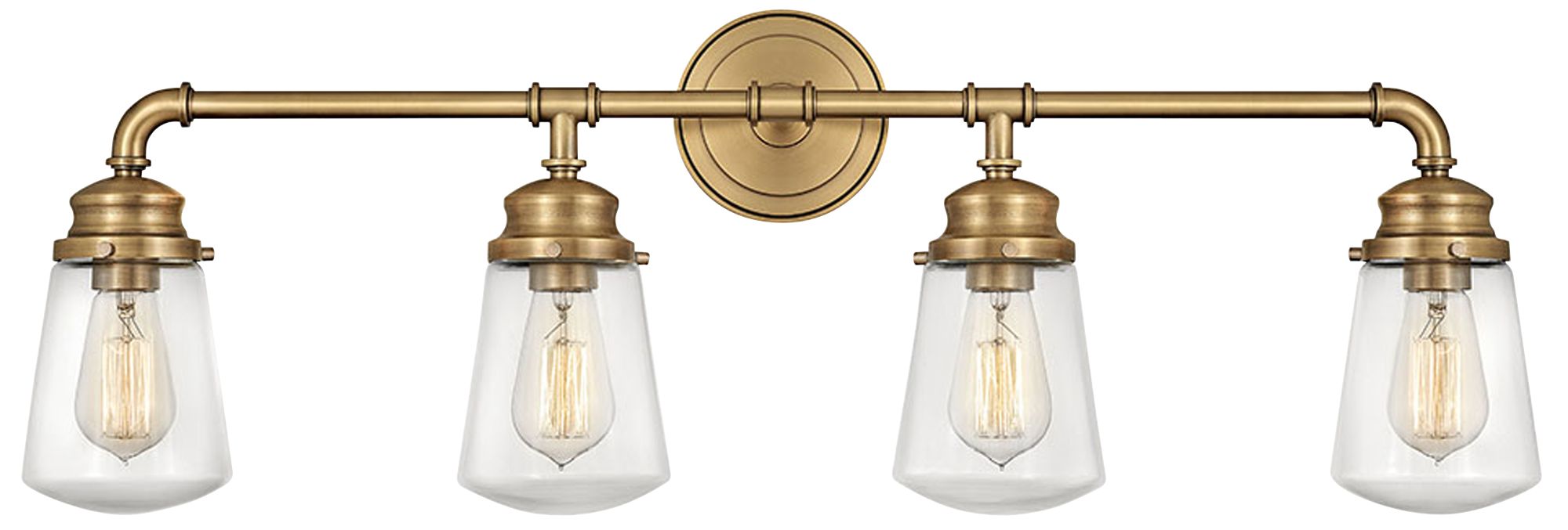 Image Fritz 33 3/4" Wide Brass Bath Light by Hinkley Lighting