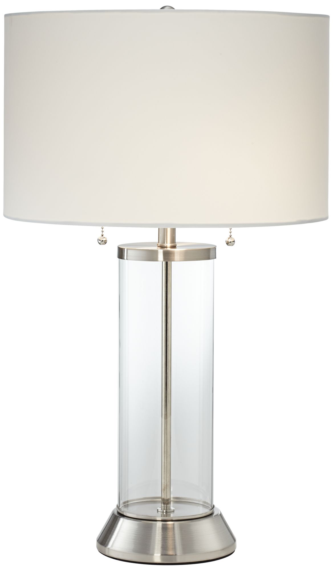 glass floor lamp to fill with shells