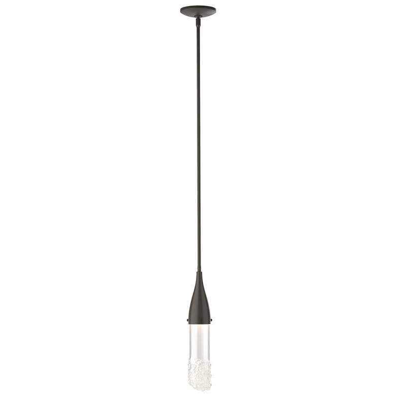 Image 1 Fritz Mini Pendant - Dark Smoke Finish - Clear Glass