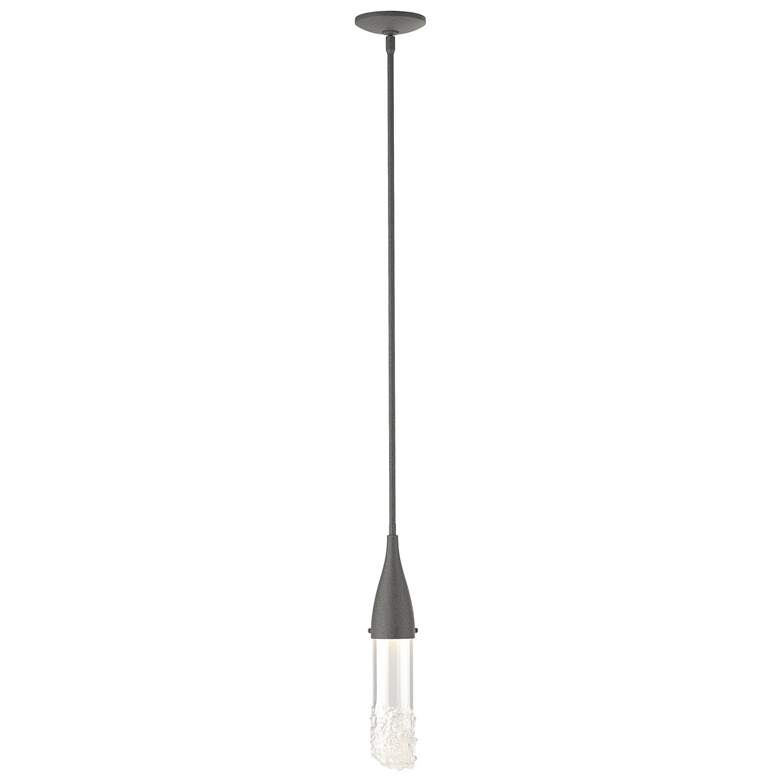 Image 1 Fritz Mini Pendant - Natural Iron Finish - Clear Glass