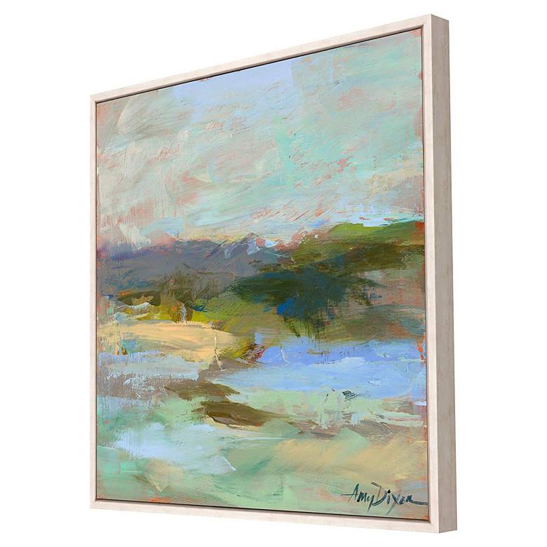 Image 5 From Afar 38" Square Giclee Framed Canvas Wall Art more views