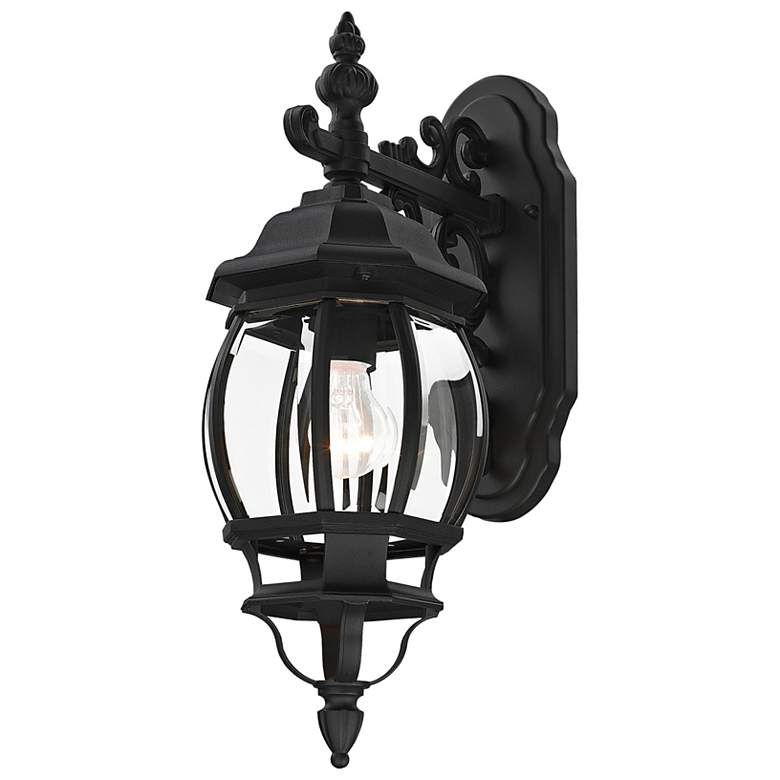 Image 6 Frontenac 1 Light Textured Black Outdoor Wall Lantern more views