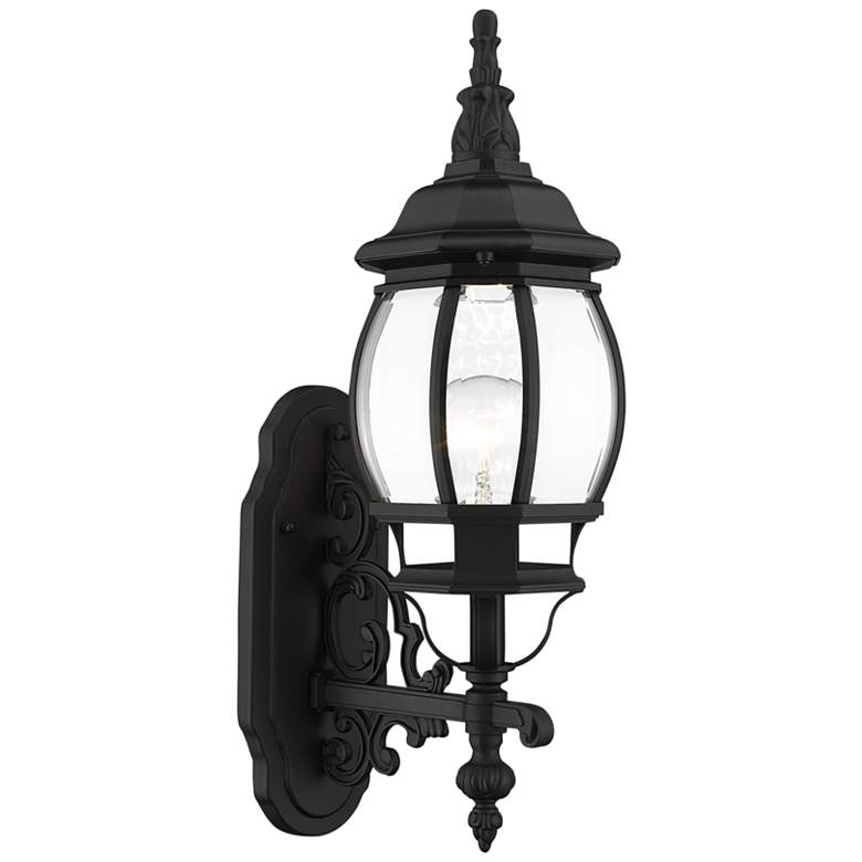 Image 2 Frontenac 20 inch High Textured Black Outdoor Wall Light