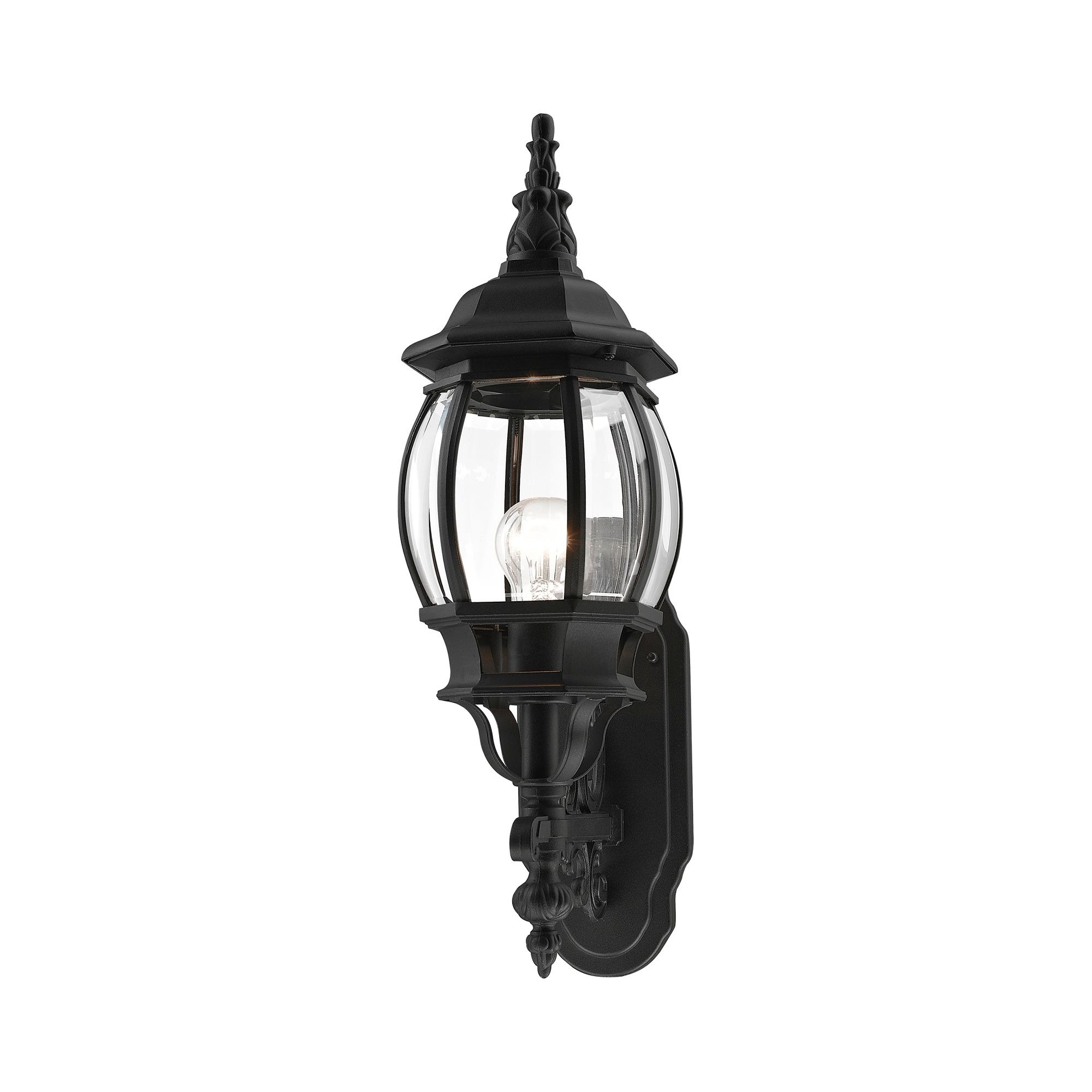 Frontenac 20" High Textured Black Outdoor Wall Light